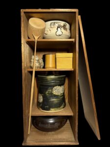 Old Japanese Tanzaku-Bako Tea Ceremony Chest - 8