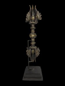 Ritual Makara Dorje Vajra On Black Stand - Image 2