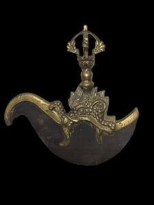 Tibetan Ritual Vajra Kartika With Dorje - Image 2