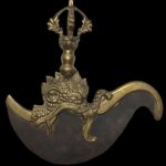 Tibetan Ritual Vajra Kartika With Dorje