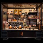 Old Kimekomi Japanese Dolls Complete Set In Display Box