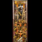 Vintage Japanese Hamayumi & Hamaya In Display Case
