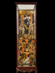 Vintage Japanese Hamayumi & Hamaya In Display Case