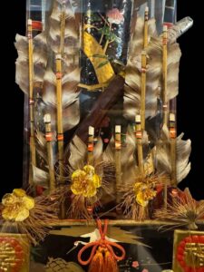 Vintage Japanese Hamayumi & Hamaya In Display Case - Image 3