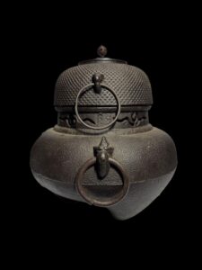 Japan Cast Iron Tea Ceremony Kettle Chagama Furo - Image 5